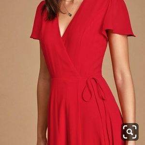 *SOLD Lady in Red Dance Dress